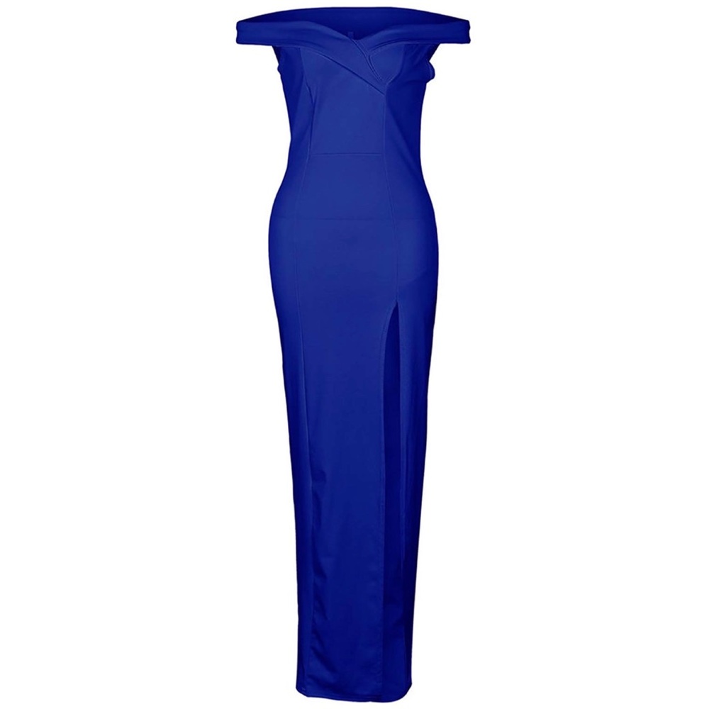 Long strapless dress